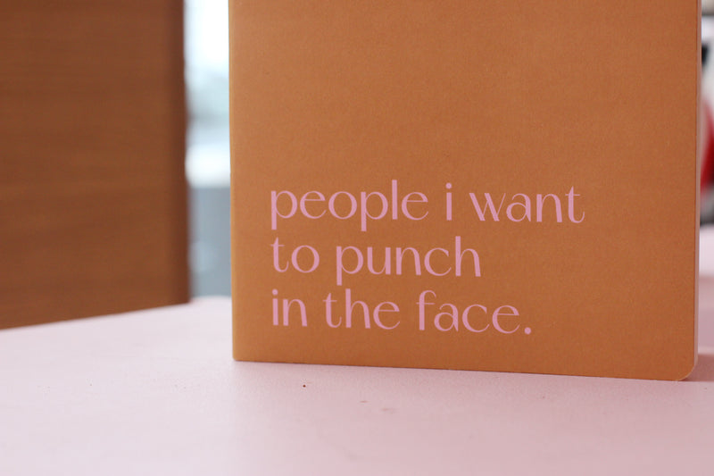 Punch In The Face Notebook