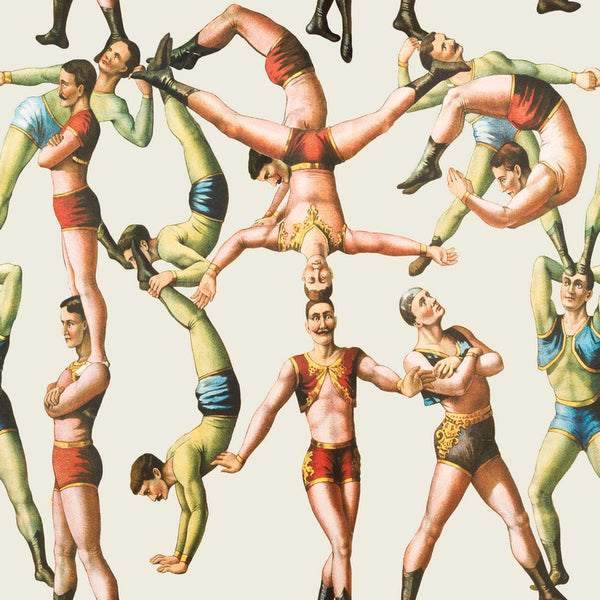 The Acrobats Circus Wallpaper
