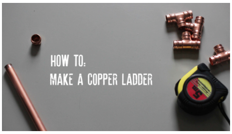 How to Make a Copper Pipe Ladder