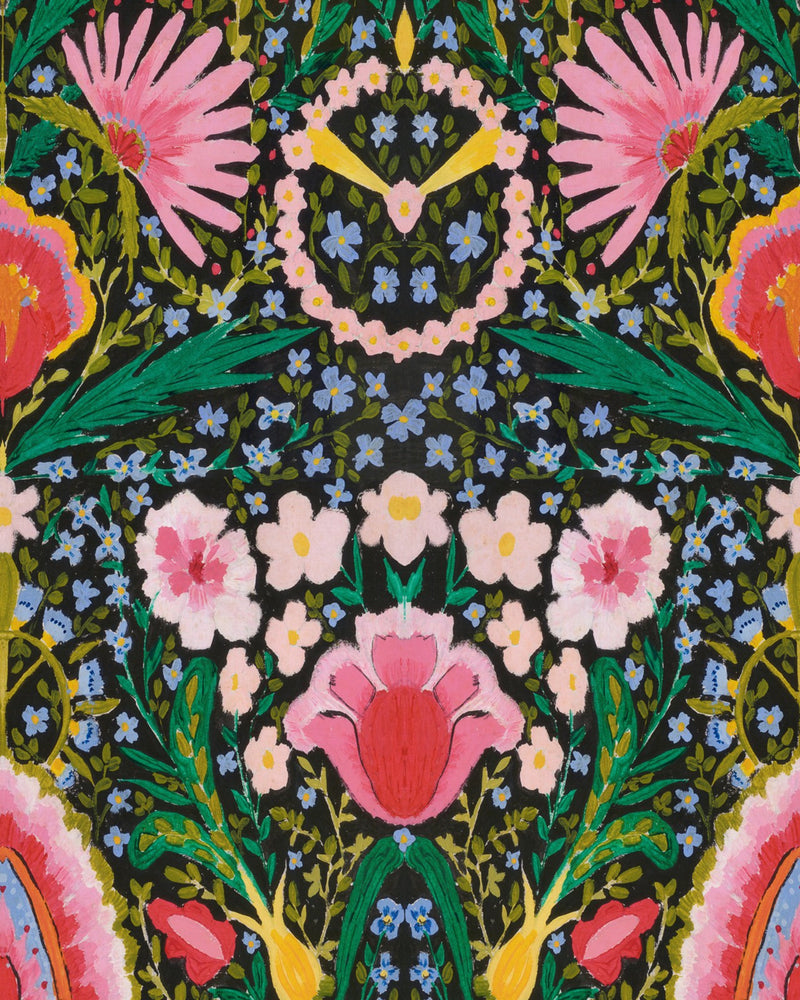 Susie Q Floral Wallpaper