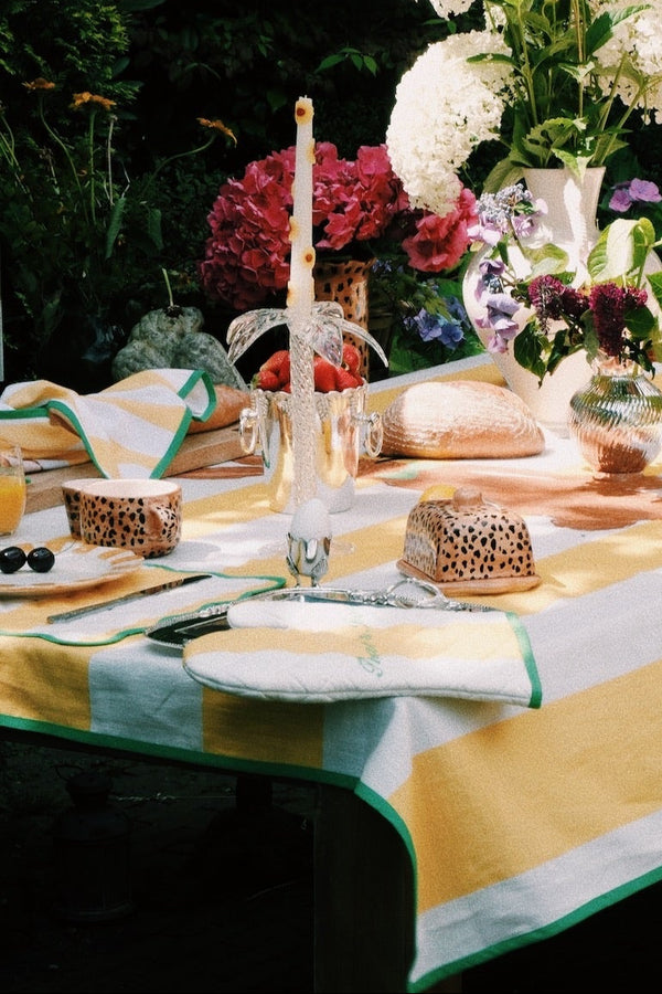 Leopard Butter Dish