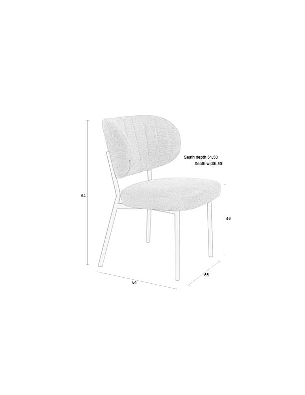 Upholstered Sanne Dining Chair