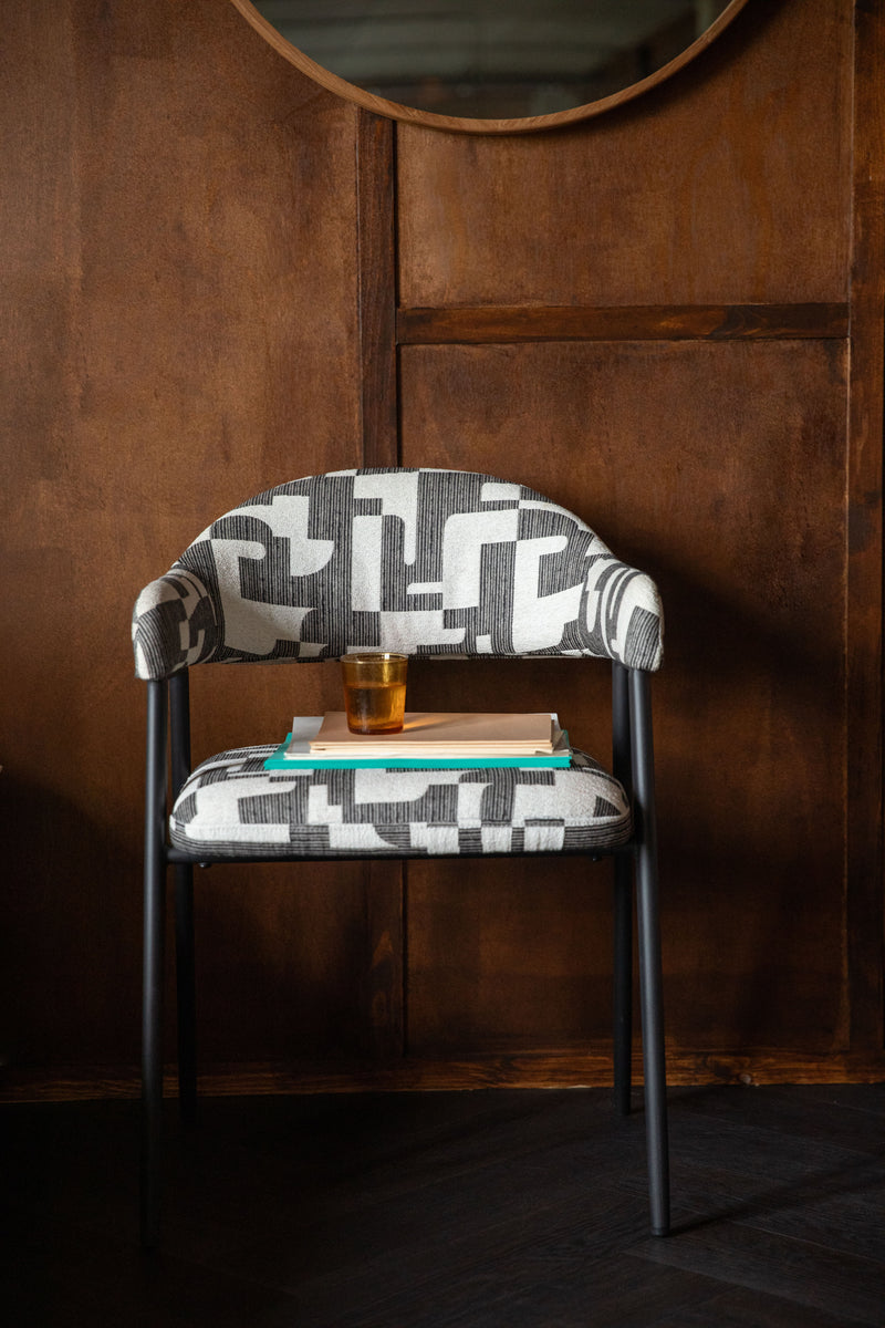 Miyo Graphic Pattern Dining Chair