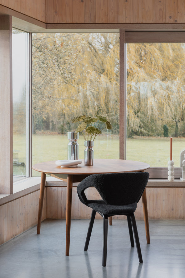Flexback Boucle Armchair - Dining Chair
