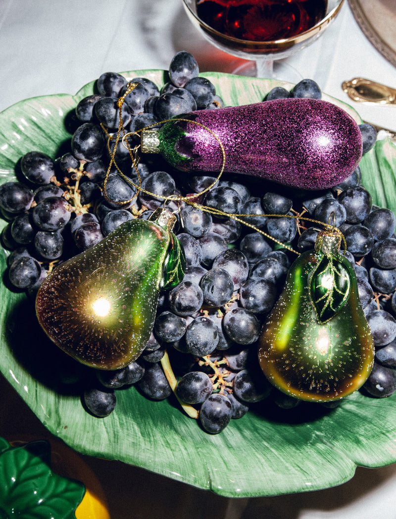 Aubergine/ Eggplant Christmas Decoration 🍆🍆🍆