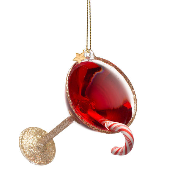 Red Christmas Cocktail Decoration