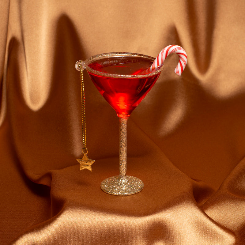 Red Christmas Cocktail Decoration