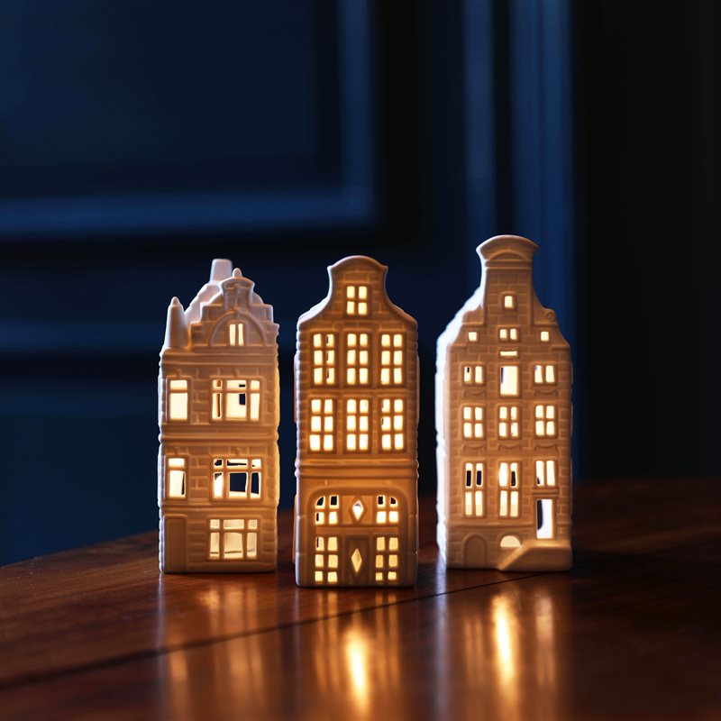 Canal House Tealight Holder - Set Of 3