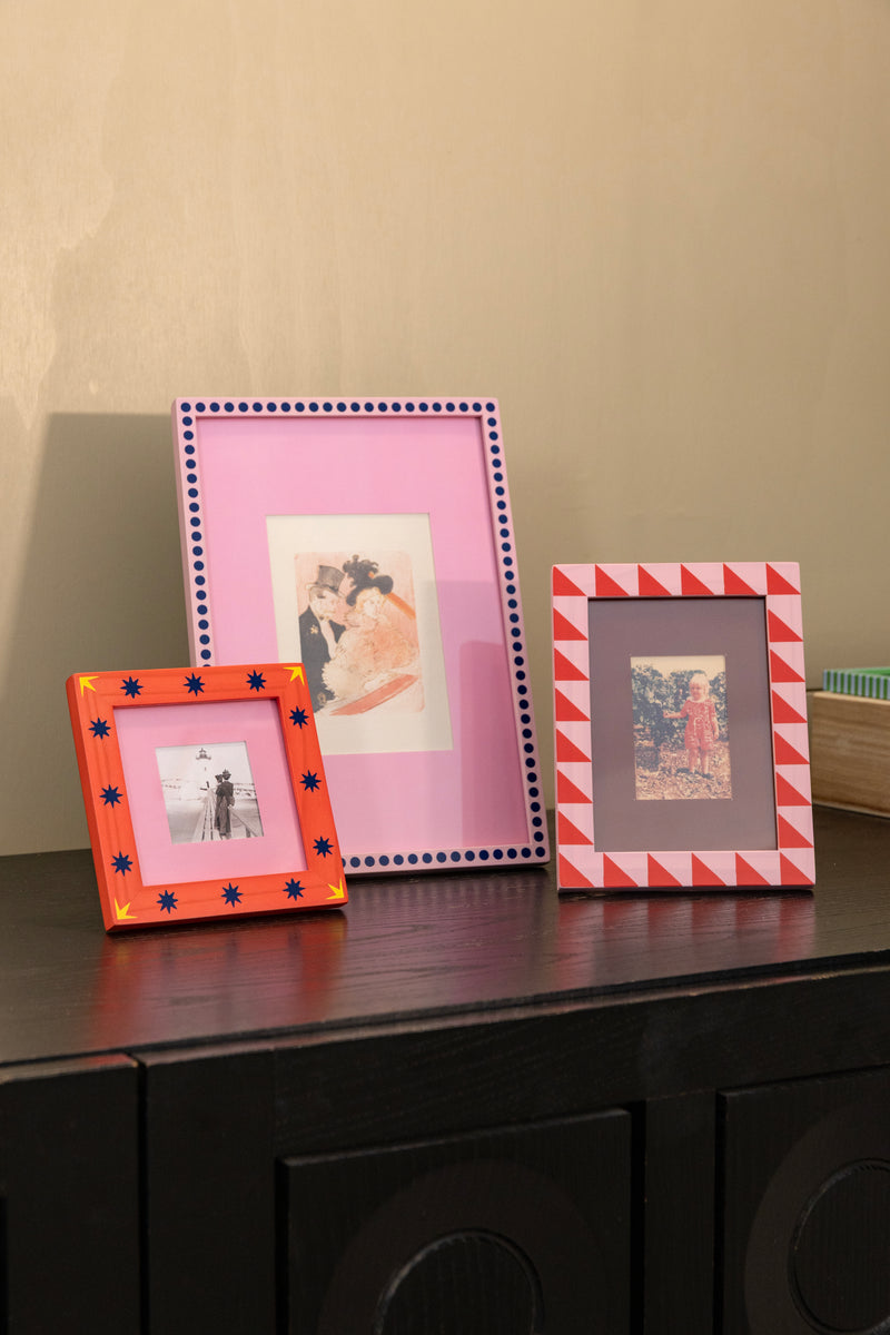 Buy Pink Large Dot Photo Frame by & Klevering in Irish Homewares Store ...