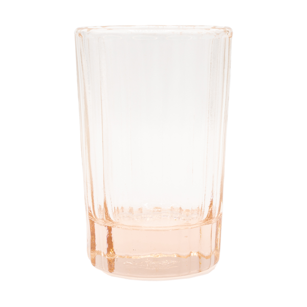 Blush Pink Water Glass Reed
