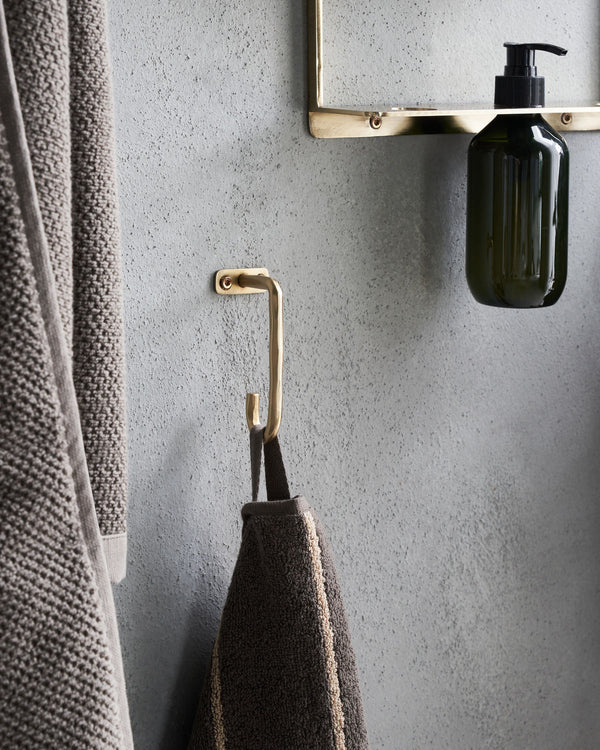 Brushed brass Welo Hook