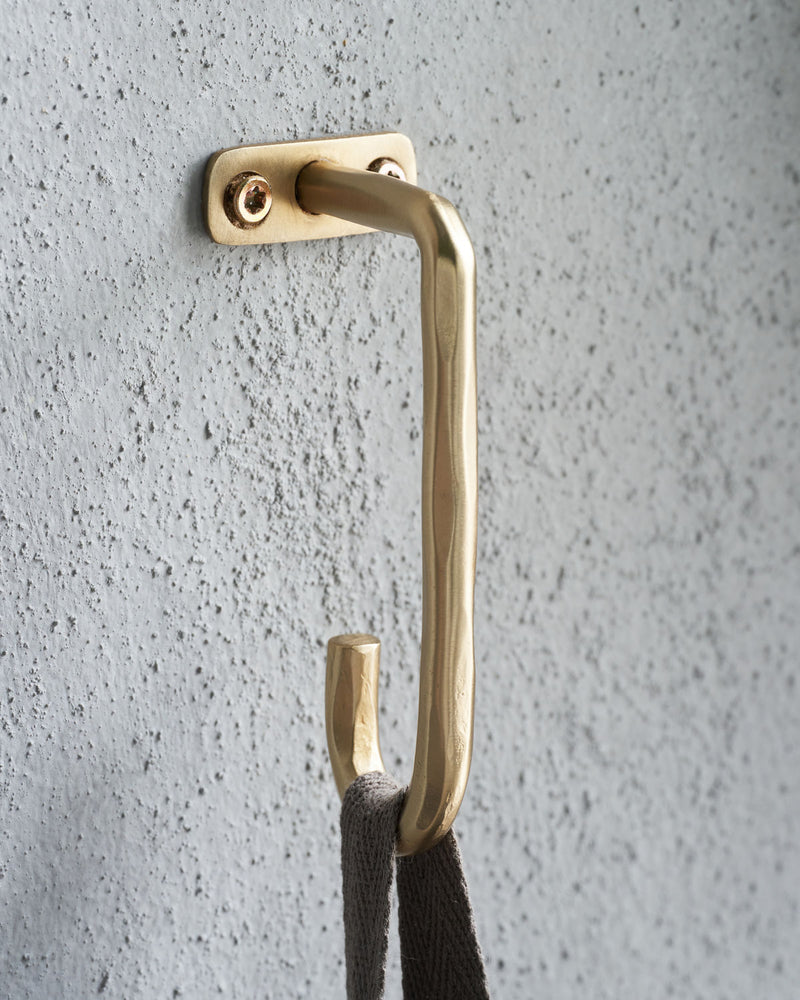 Brushed brass Welo Hook