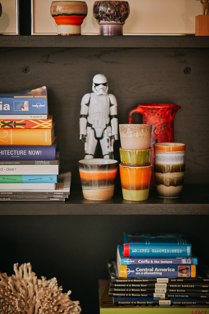 HKliving Elements Coffee Mug Set - 70's Ceramics