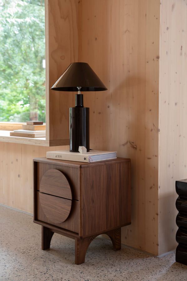 buy Groove Side Table/ Bedside Table Zuiver Dublin April and the BeAR  Walnut