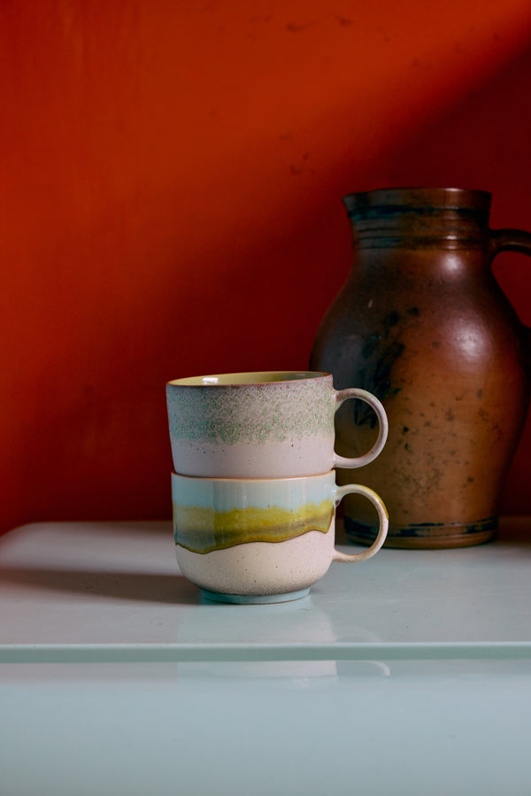 HKliving 70's Ceramic Neo Tea Cups (Set)