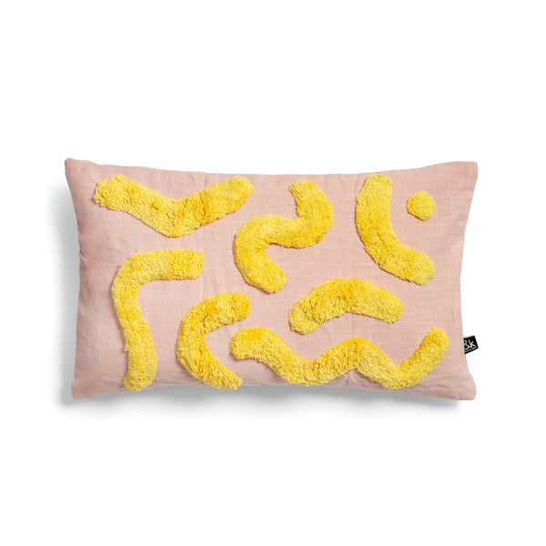 Squiggle Pink Cushion