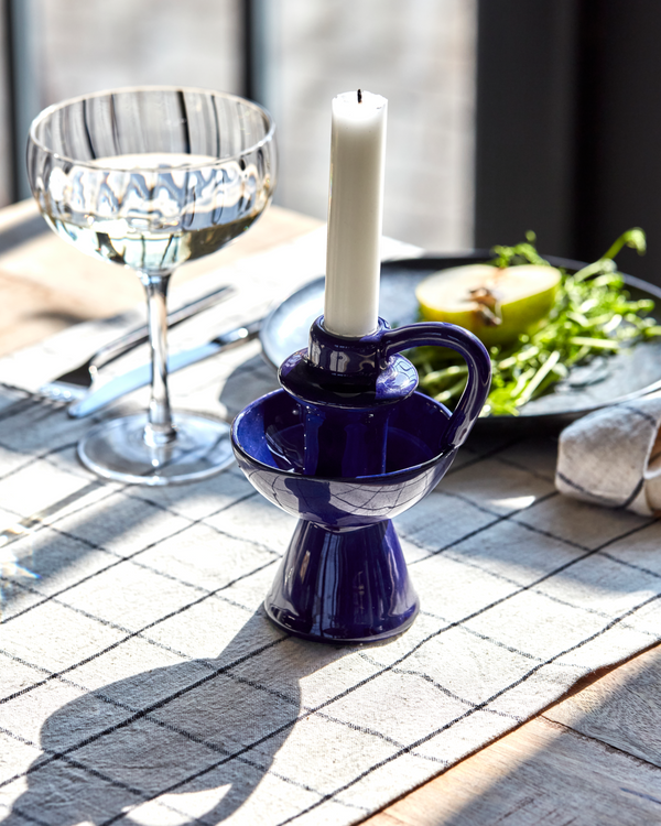 HDDiva Blue Candle Holder