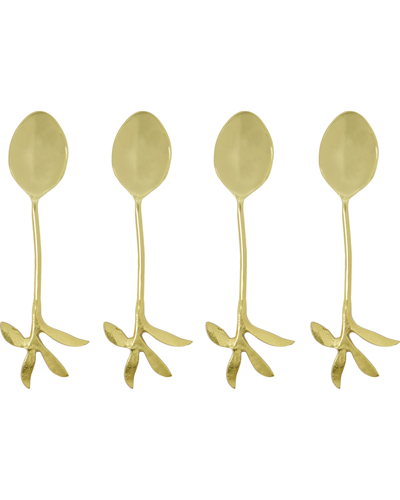 HDServe Antique Gold Spoon Set