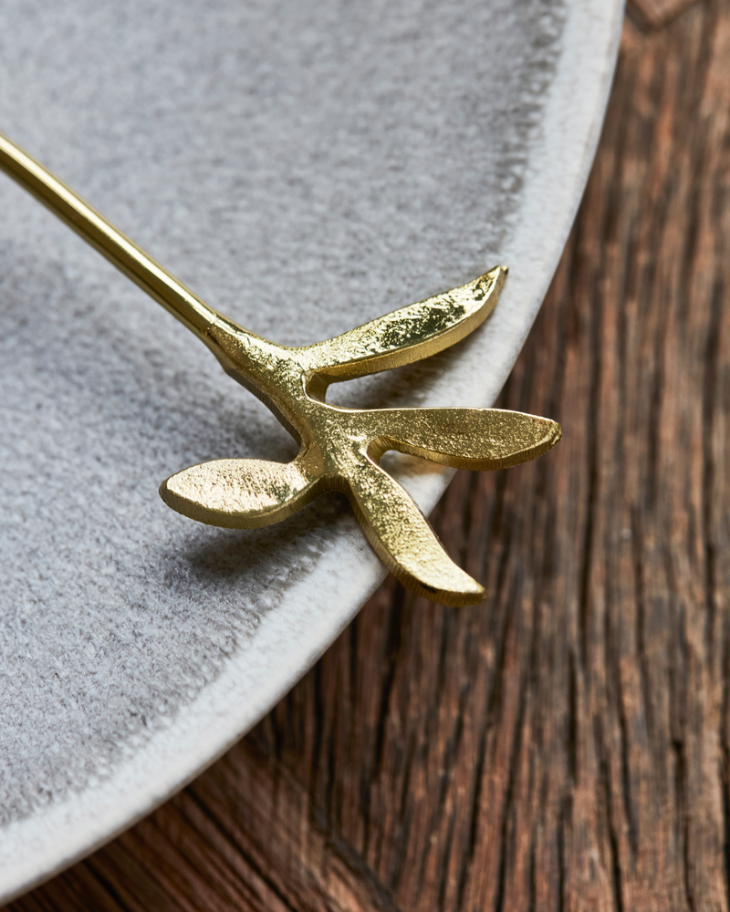 HDServe Antique Gold Spoon Set