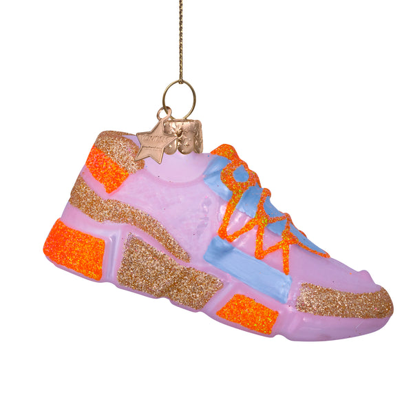 Retro Pink Sneaker/ Runner Christmas Decoration