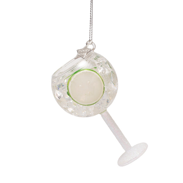 Glass of Gin and Tonic Christmas Decoration