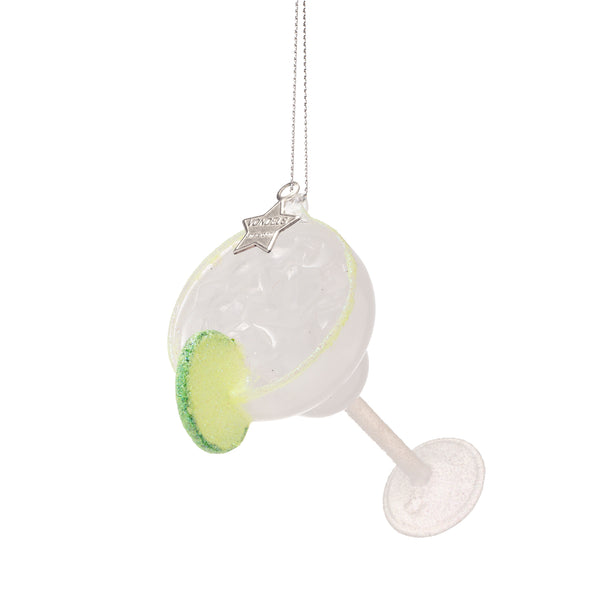 Margarita Cocktail Glass Christmas Decoration