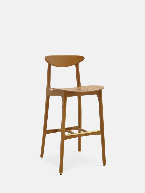 200 - 190 Timber Bar Stool - Mid Century Design