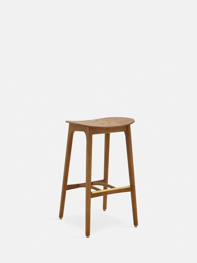 200 - 190 Timber Basic Bar Stool - Mid Century Design