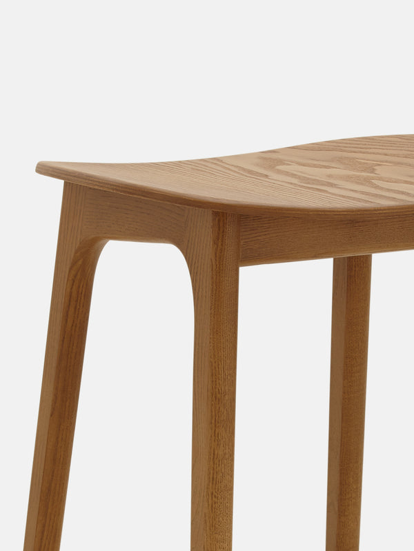 200 - 190 Timber Basic Bar Stool - Mid Century Design