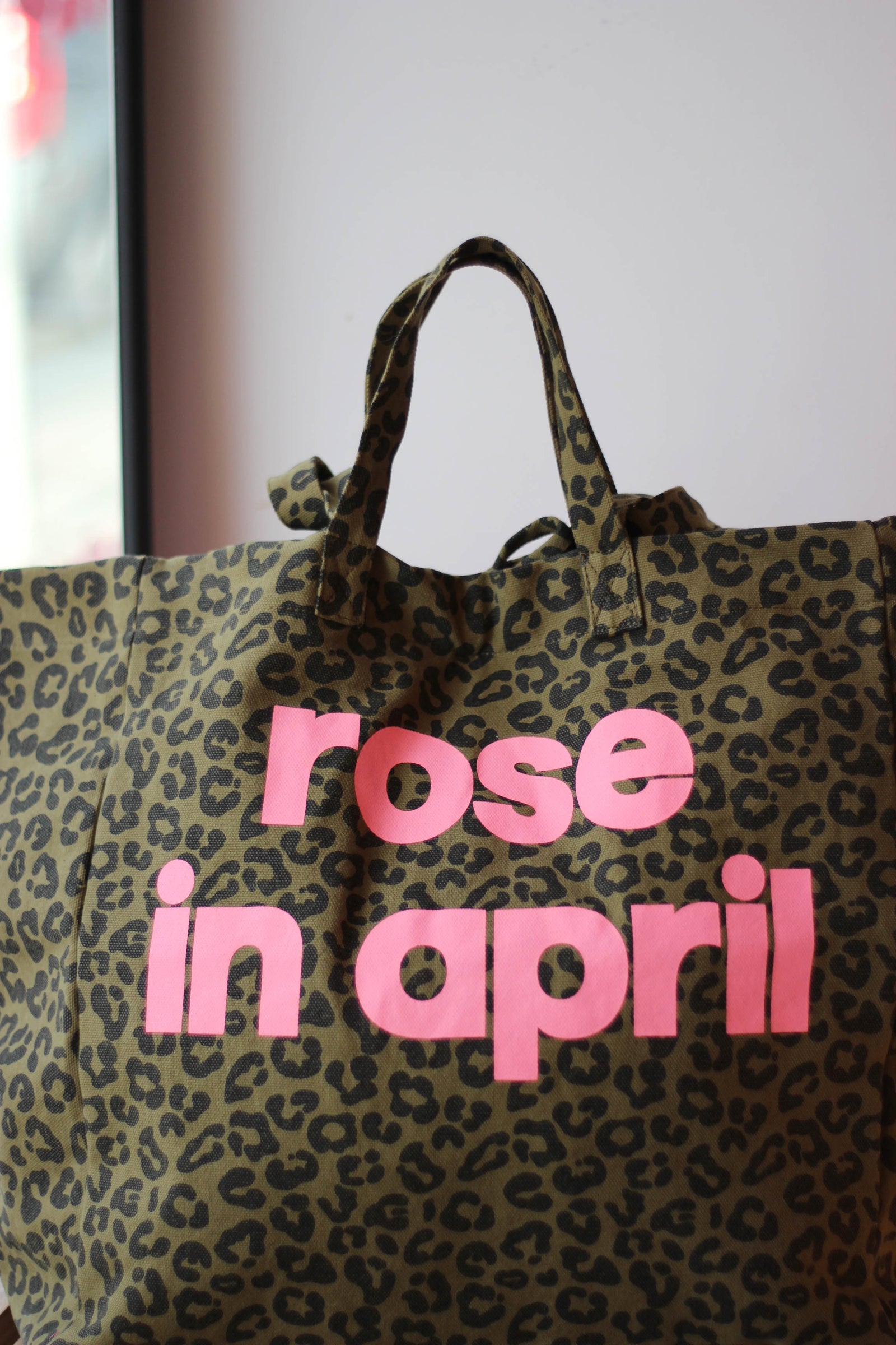Elisa Leopard Olive Oversized Tote Bag - Special Edition - Buy