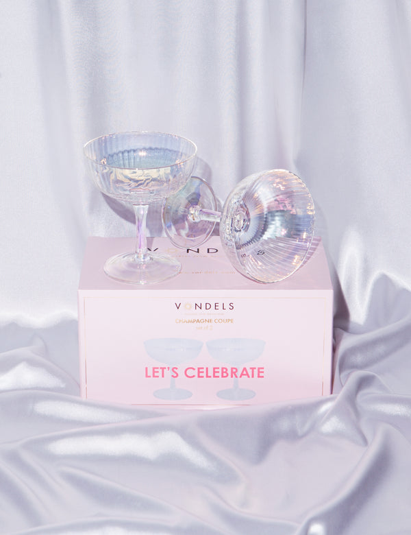 Luster Champagne Coupe - Set of Glasses (2)