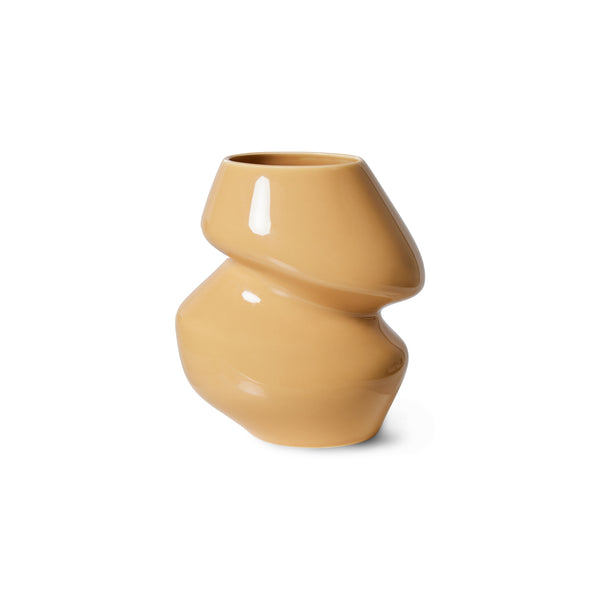 HKliving Organic Ceramic Cappucino Vase