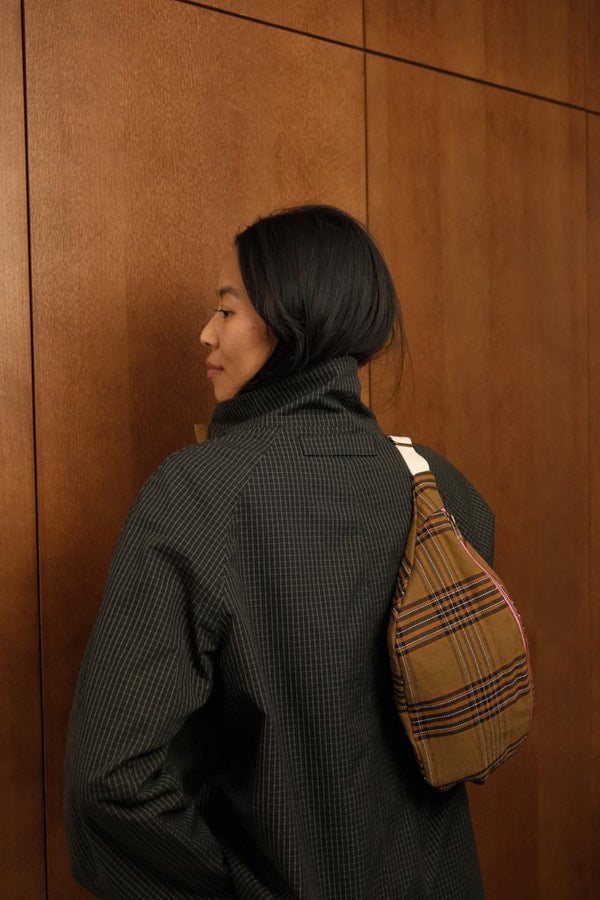 Tartan Bum Bag/ Banana