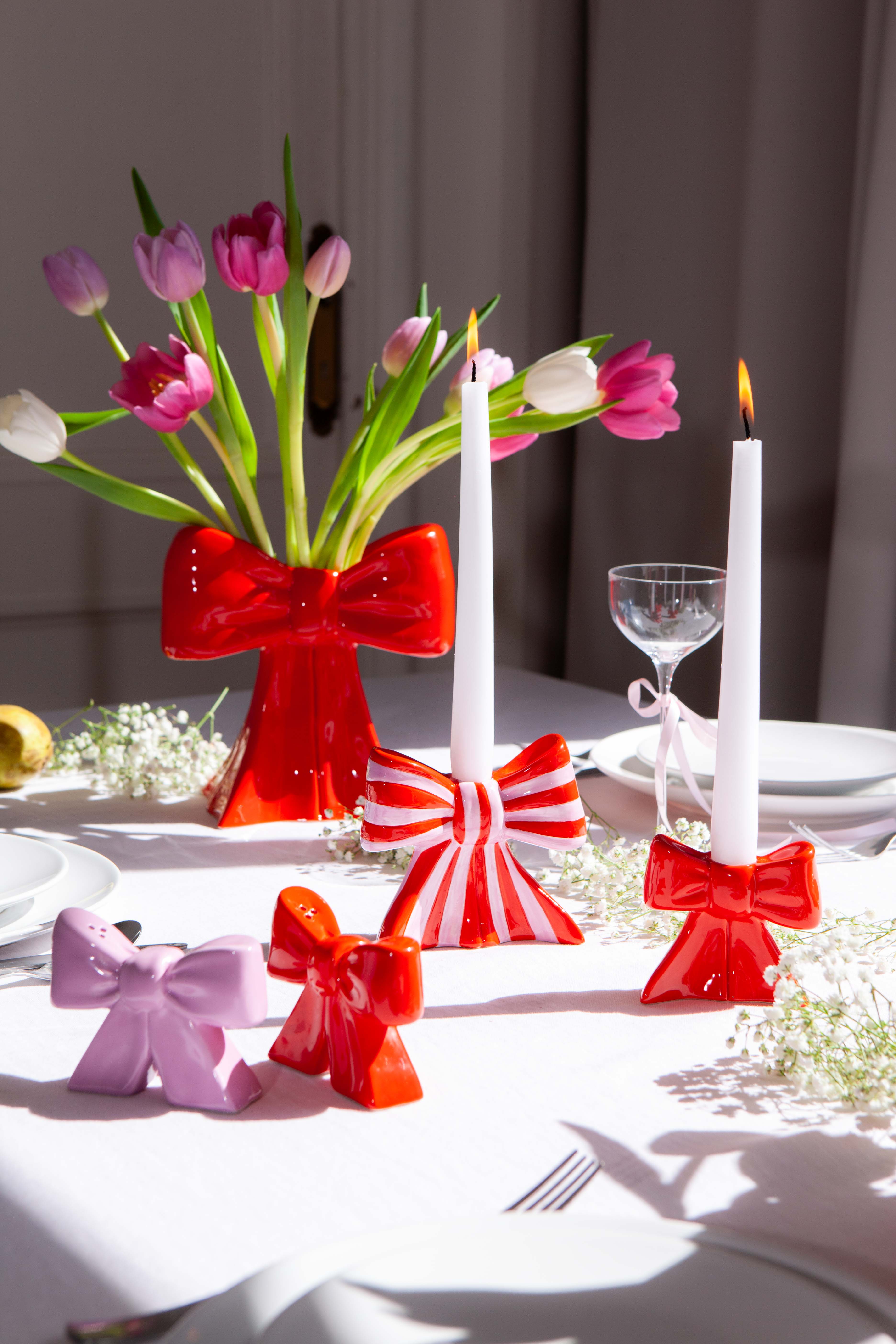 Buy playful Red Vase by DOIY in irish Homewares Store April & The Bear