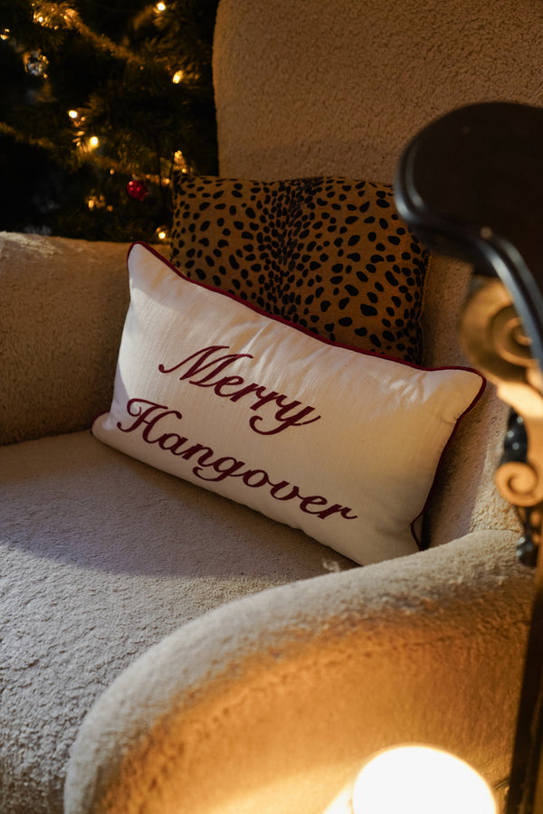Merry Hangover Christmas Cushion