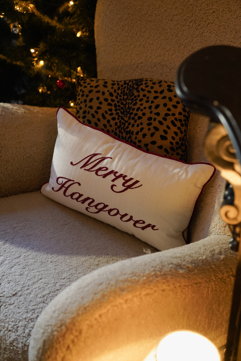 Merry Hangover Christmas Cushion