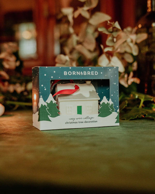 Cosy Wee Cottage Ceramic Christmas Decoration