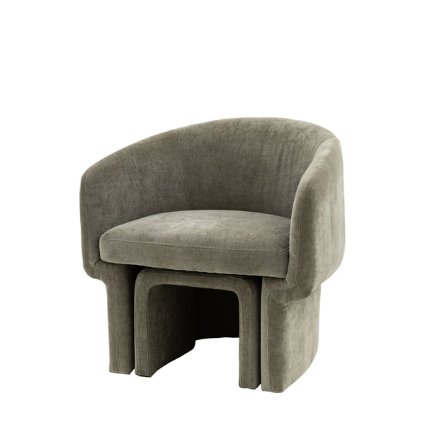 Asko Armchair with Footstool