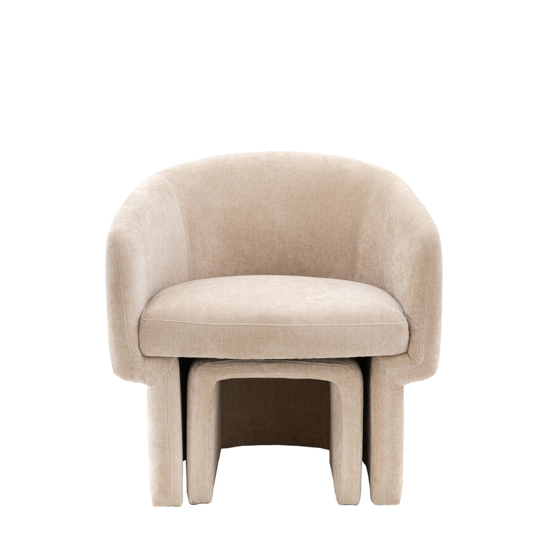 Asko Armchair with Footstool