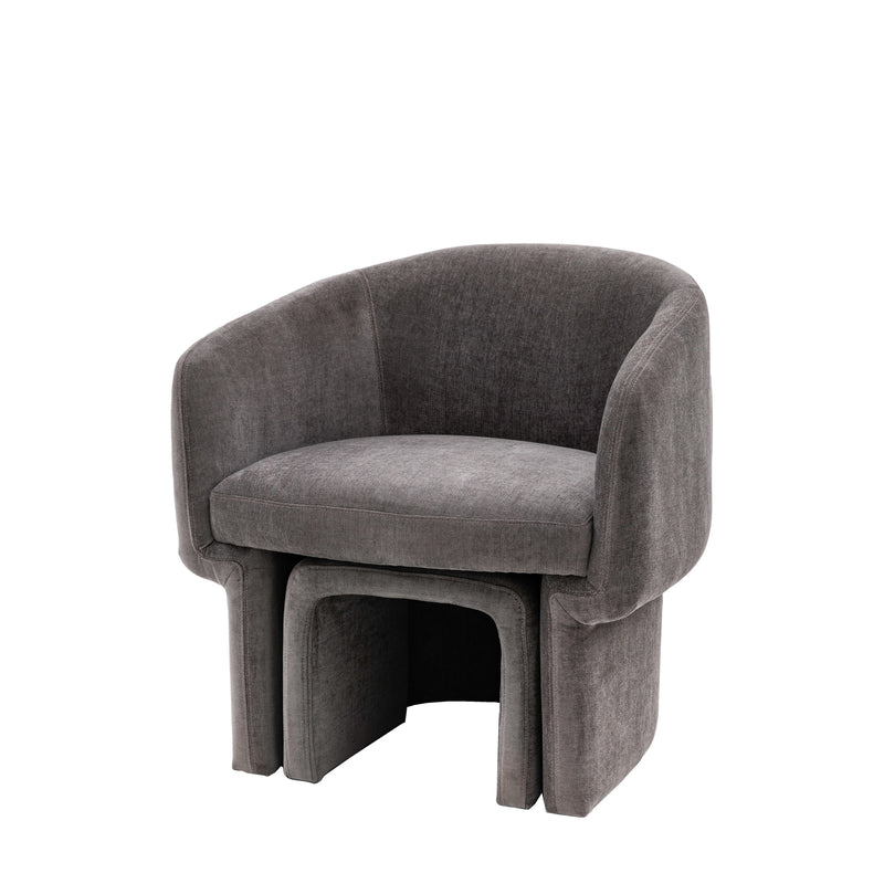 Asko Armchair with Footstool