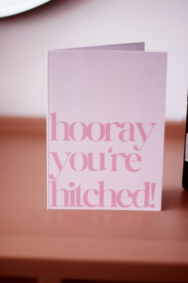 Hooray you're Hitched! Card