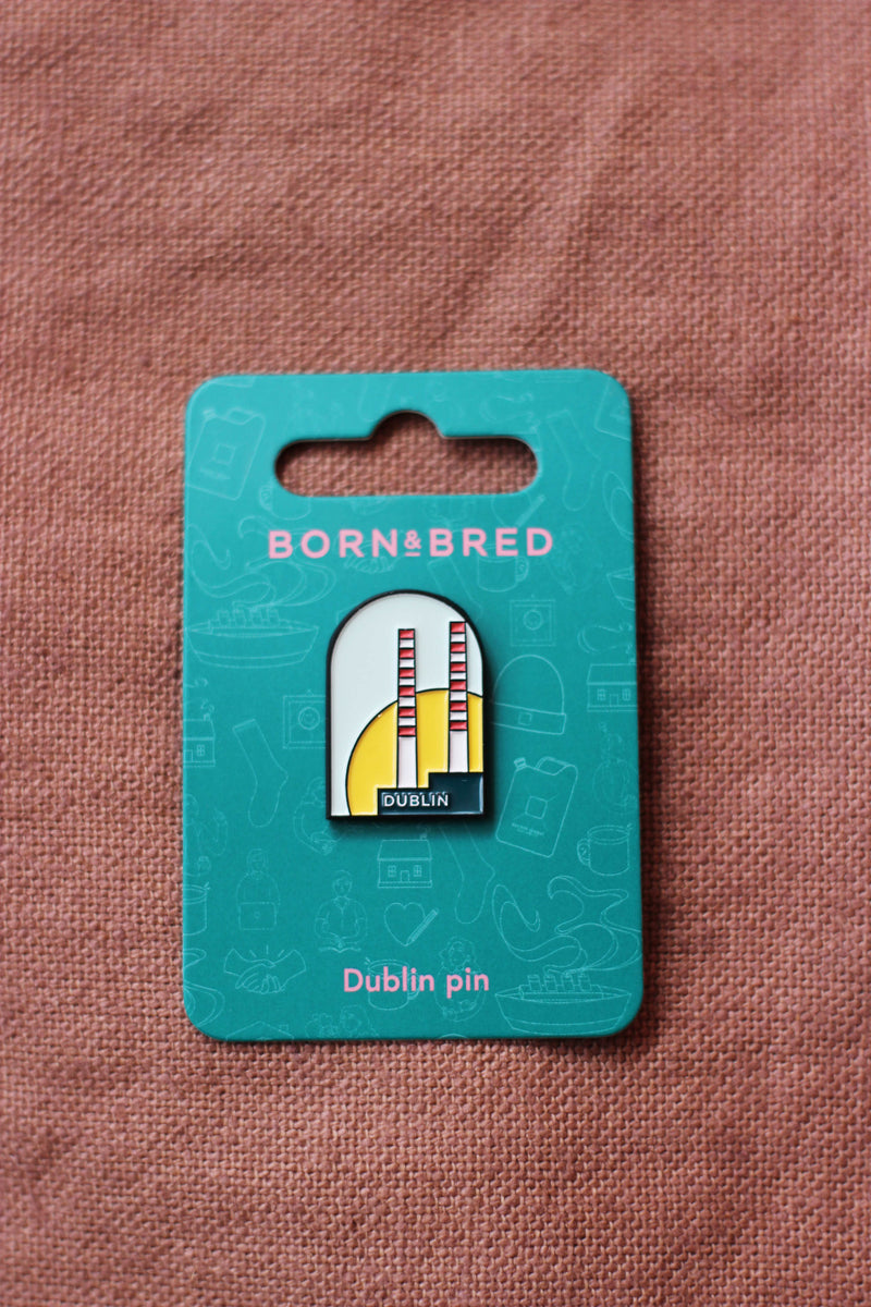 Poolbeg Towers/ Chimney Enamel Pin