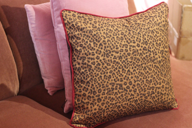 Leopard Print Cushion