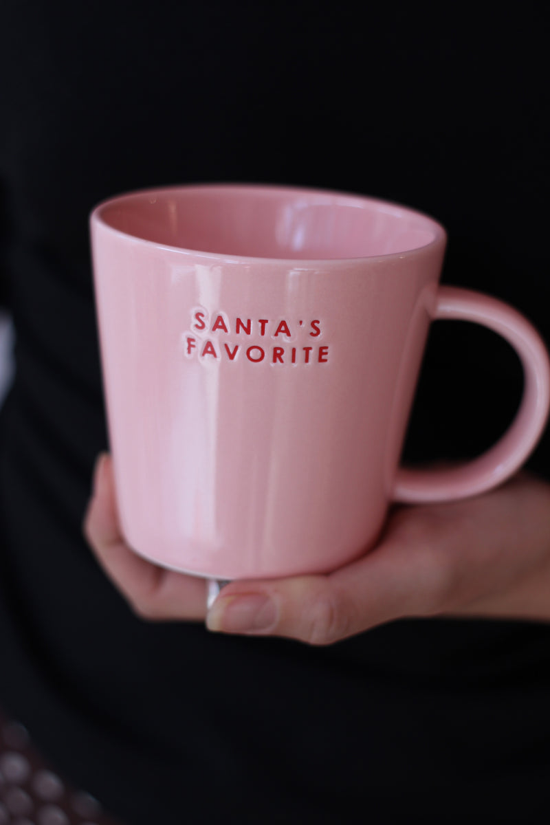 SANTA'S FAVORITE Ceramic Tea Mug