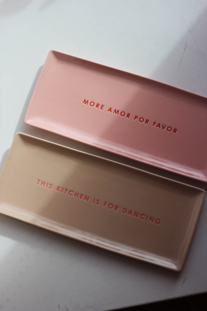 THIS KITCHEN IS FOR DANCING Ceramic Plate