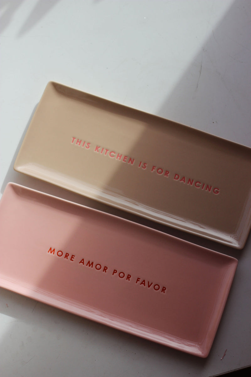 THIS KITCHEN IS FOR DANCING Ceramic Plate