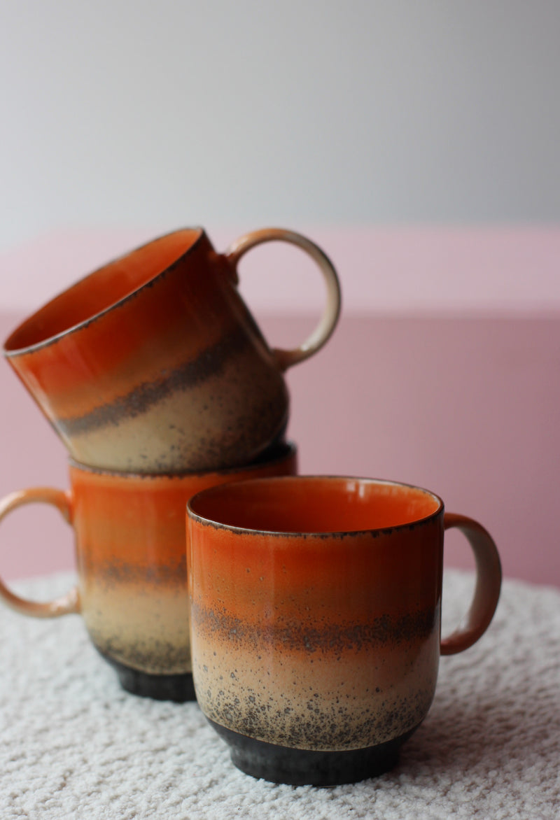 HKliving 70's Ceramic Robusta Coffee Mug