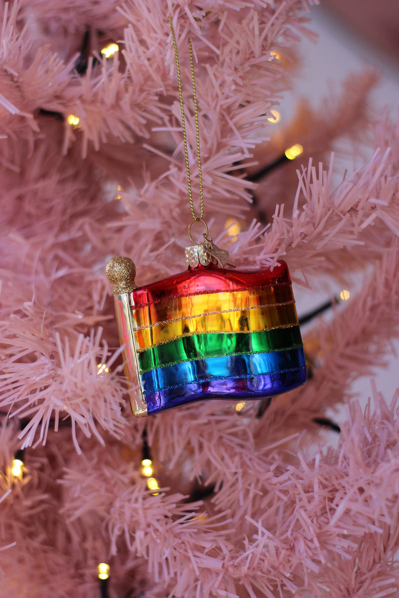 Rainbow PRIDE Flag Christmas Decoration