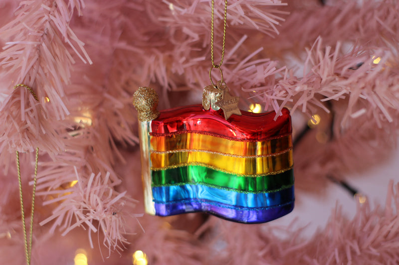 Rainbow PRIDE Flag Christmas Decoration