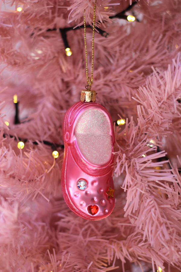 Pink Clog (Crocs) Christmas Decoration